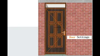 4- Archicad Door and door settings