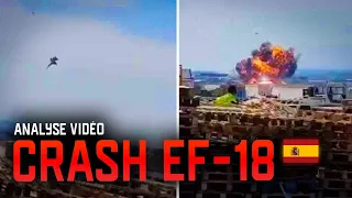 CRASH D'UN EF-18 EN ESPAGNE - PRÉPARATION MEETING AÉRIEN