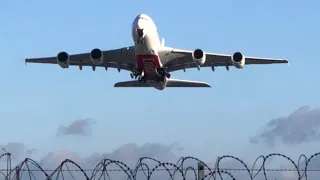 Sunny morning plane spotting at London Gatwick Airport (LGW) RW26L ops