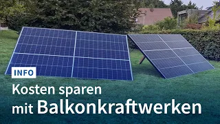 Kosten sparen mit Balkonkraftwerken