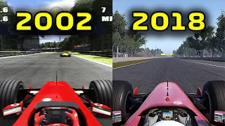 Ferrari F2002 Evolution in F1 Games