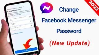 How to change facebook messenger password 2023