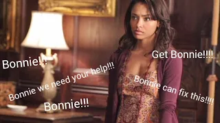 Bonnie Bennett being asked for favours for 10 mins straight#thevampirediaries