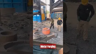 Metal Forging Process with Biggest Hammer #forging #shorts