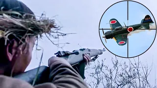 This Sniper Shot Down a Japanese Fighter with a Rifle Without a Scope!
