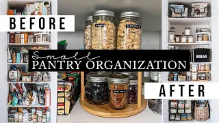 Small Pantry Organization Ideas that REALLY Work for 2021 | I'm BACK!