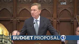 Gov. Lamont delivers first state budget address