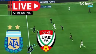🔴EN VIVO  Argentina vs Emiratos Árabes Amistoso Internacional Hoy 2022