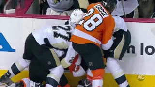 Flyers full 3rd Period Brawl - April 15th [HD]