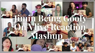 Jimin Being Goofy On Vlive Reaction Mashup