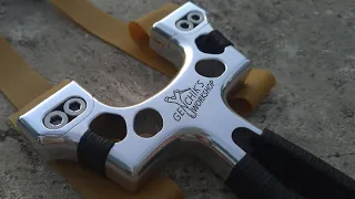 Symmetric slingshot. My new design. Review.