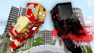 Minecraft’s Strongest Heroes Vs The Entity! - Epic PvP in Fisk's Superheroes Mod