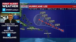 TROPICS: Lee rapidly intensifies into Category 5 storm