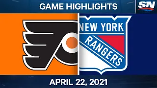 NHL Game Highlights | Flyers vs. Rangers – Apr. 22, 2021