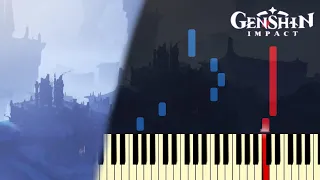 Enkanomiya #3 OST piano arrangement & tutorial [Genshin Impact]