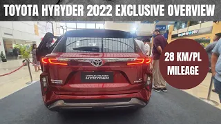 TOYOTA URBAN CRUISER HYRYDER 2022 | 28 Km/Pl MILEAGE | CRETA KILLER | EXCLUSIVE OVERVIEW |