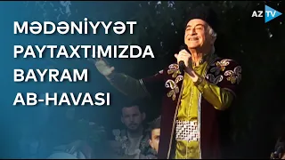 Muğam müsabiqəsinin finalında maraqlı anlar: Polad Bülbüloğlu Şuşada hərbçilərlə rəqs etdi
