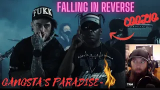 Falling In Reverse "Gangsta's Paradise" Music Video Reaction!!  COOLIO!!!