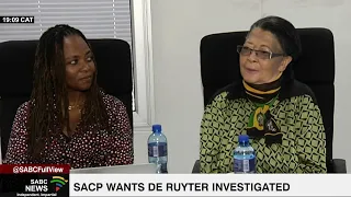 SACP hits out at Andre De Ruyter