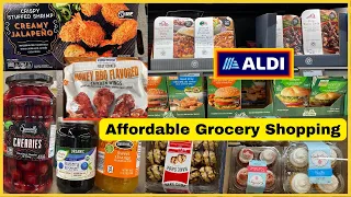 ALDI GROCERY SHOPPING HAUL‼️SHOP WITH ME ALDI 2022 | ALDI AFFORDABLE GROCERIES🍔