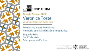 Ciclo de Palestras 2024.1: Veronica Toste