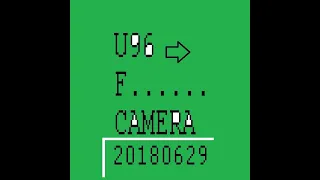 U96: F......Camera [] 2018 []