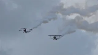 OO-LUC and  G-FDPS -2 Pitts S-2C Special abord show after  bird strike