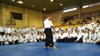 International Aikido seminar with Christian Tissier in Kyiv (movement and contact)