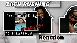 WhiteGuy Goes To First Black Fish Fry | Momma T's Fish Fry| (REACTION) Zach Rushing Is Hillarious!!!
