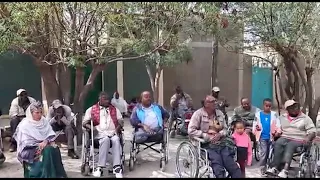 ATV: ሓገዝ ኣብ ኣመሪካ ዝነበር ግዱስ ኤርትራዊ  ለማ ኣድሓኖም ንኣካለ ጎደሎ ተጋሩ ኣብ መቐለ