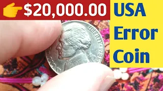 USA Valuable Coin Worth Big Money | Rare Error 1981 D 5 Cents Jefferson Nickel | Coin Collecting