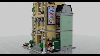 LEGO® Set 10278 Police Station - visual model review (w/o Minifigs)
