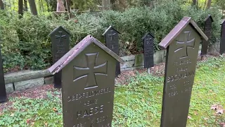 Ehrenfriedhof немецкое кладбище воинов