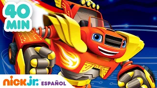 Blaze y los Monster Machines | 40 MIN de Blaze Robot al rescate | Nick Jr. en Español