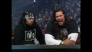 Kevin Nash & Syxx take over WCW Commentary to Shoot on Dennis Rodman & the NWO Partying! 1997