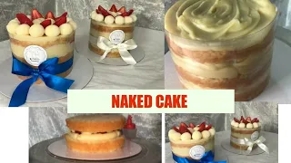 NAKED CAKE / BOLO COM ACETATO + PONTO DO RECHEIO