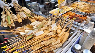 Vivid scene! Binge-watch the best street food in Korea! TOP5 - Korean Street food