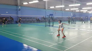 Badminton sparring 2 VS 1 - Kids 10 years old future Champ💪💪