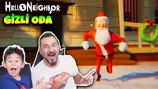 GİZLİ ODAYI BULDUK! KAZIM USTA NOEL BABA OLDU! | HELLO NEIGHBOR MODLARI OYNUYORUZ