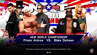 The Great American Bash: Prince Andrew vs Blake Darkman (c)
