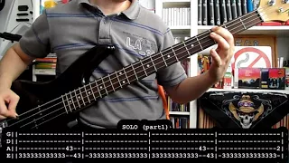 KREATOR - People of the lie (bass cover w/ Tabs)