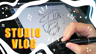 Motivation to animate is GONE ✨ Studio Vlog