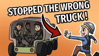 Baiting the Enemy by Pretending to be a Helpless Logistics Truck | Foxhole Tactics