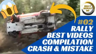 😲 THE BEST OF RALLY Crashes & Fail - Pure Sound & Slow Motion #02 [Rally Replay On] 2021