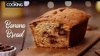 Moist Banana Bread Recipe | Chocolate Chip Banana Bread | Tea Cake Recipe | Easy Banana Recipes