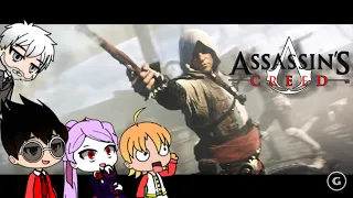 Overlord react to Assassins Creed Cinematic Trailers | Gacha reacts