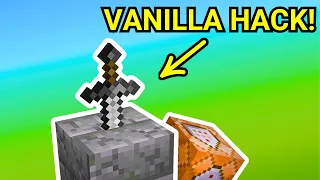 How To Make a SWORD IN THE STONE in Vanilla Minecraft