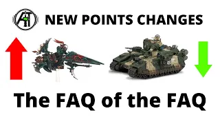 New Points Changes for Warhammer 40K - The FAQ of the FAQ...