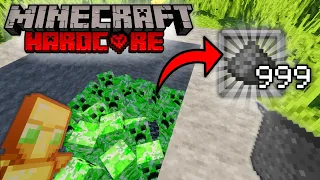 Omylem jsem postavil CREEPER FARMU v Minecraft Hardcoru...