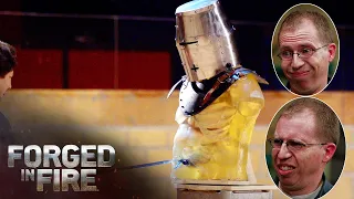 King Arthur's Fabled Crusader Sword SHATTERS Armor | Forged in Fire (Season 1)